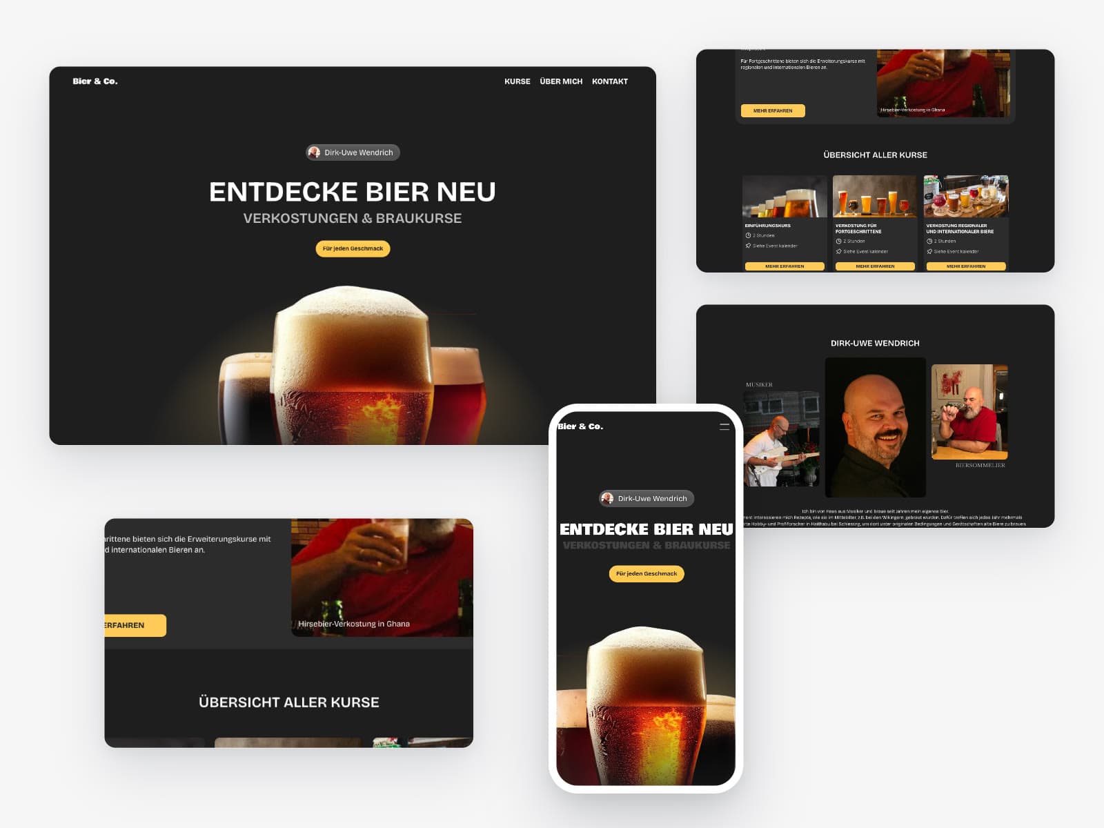 Bier & Co — Website