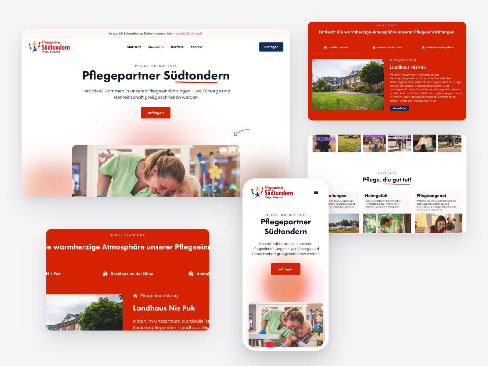 Pflegepartner Südtondern — Website